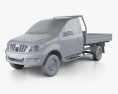 Mahindra Genio Single Cab Pickup 2014 3D модель clay render