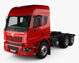 3D model of Mahindra MN 49 Tractor Truck 2015