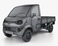 Mahindra Jeeto 2018 3D-Modell wire render