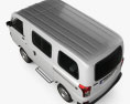 Mahindra eSupro Van 2015 Modello 3D vista dall'alto