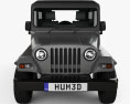 Mahindra Thar 2021 3D 모델  front view