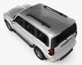 Mahindra Scorpio S11 2023 3d model top view