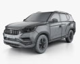 Mahindra Alturas 2023 3D 모델  wire render