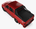 Mahindra Pik Up Двойная кабина Karoo 2024 3D модель top view