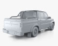 Mahindra Pik Up Двойная кабина Karoo 2024 3D модель