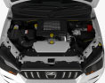 Mahindra Pik Up Cabina Singola con interni e motore 2021 Modello 3D vista frontale
