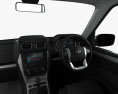 Mahindra Pik Up Cabina Simple con interior y motor 2021 Modelo 3D dashboard