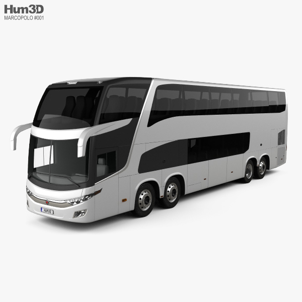 Marcopolo Paradiso G7 1800 DD 4 essieux Autobus 2017 Modèle 3D