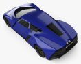 Marussia B2 2014 3D模型 顶视图