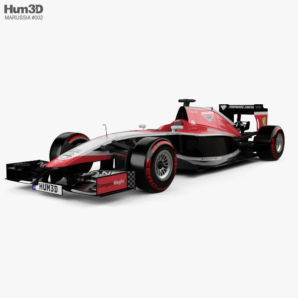 Marussia MR03 2014 3D 모델 