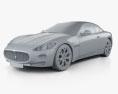 Maserati GranTurismo 2013 3d model clay render