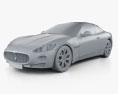 Maserati GranCabrio 2013 3D 모델  clay render