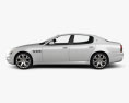 Maserati Quattroporte 2014 3D模型 侧视图