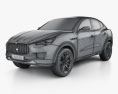 Maserati Kubang 2016 3D模型 wire render