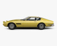 Maserati Ghibli coupe 1967 3d model side view
