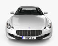 Maserati Quattroporte 2016 3D模型 正面图