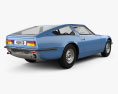 Maserati Indy 1969 3D模型 后视图