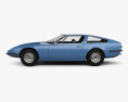 Maserati Indy 1969 3D模型 侧视图