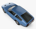 Maserati Indy 1969 3D模型 顶视图
