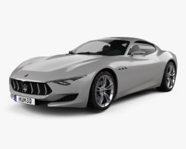 Maserati Alfieri 2015 3D-Modell