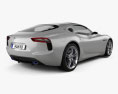 Maserati Alfieri 2015 3D模型 后视图