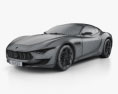 Maserati Alfieri 2015 3D模型 wire render