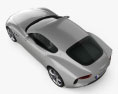 Maserati Alfieri 2015 Modello 3D vista dall'alto