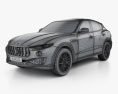 Maserati Levante 2020 3d model wire render