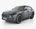 Maserati Levante 인테리어 가 있는 2020 3D 모델  wire render