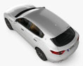 Maserati Levante с детальным интерьером 2020 3D модель top view