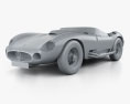 Maserati 450S 1956 Modelo 3D clay render