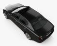 Maserati Quattroporte 2007 3D-Modell Draufsicht