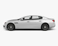 Maserati Quattroporte GTS Gran Sport 2020 3D-Modell Seitenansicht