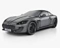 Maserati GranCabrio MC 2017 3D模型 wire render