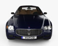 Maserati Quattroporte HQインテリアと 2008 3Dモデル front view