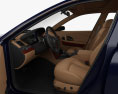 Maserati Quattroporte con interni 2008 Modello 3D seats