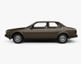 Maserati Biturbo coupe with HQ interior 1982 3d model side view