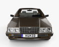 Maserati Biturbo coupe with HQ interior 1982 3d model front view