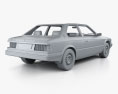 Maserati Biturbo coupe 带内饰 1982 3D模型