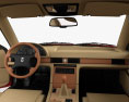 Maserati Ghibli com interior 2023 Modelo 3d dashboard