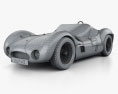 Maserati Tipo 61 Birdcage 1960 3D-Modell wire render