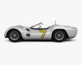 Maserati Tipo 61 Birdcage 1960 3D 모델  side view
