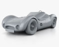 Maserati Tipo 61 Birdcage 1960 3D-Modell clay render