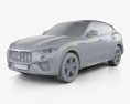 Maserati Levante Trofeo 2022 3d model clay render