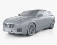 Maserati Grecale GT 2024 Modello 3D clay render