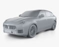 Maserati Grecale Modena 2024 3D 모델  clay render