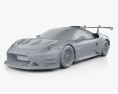Maserati MC20 GT2 2024 3D модель clay render