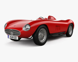 Maserati 300S 1960 3D模型