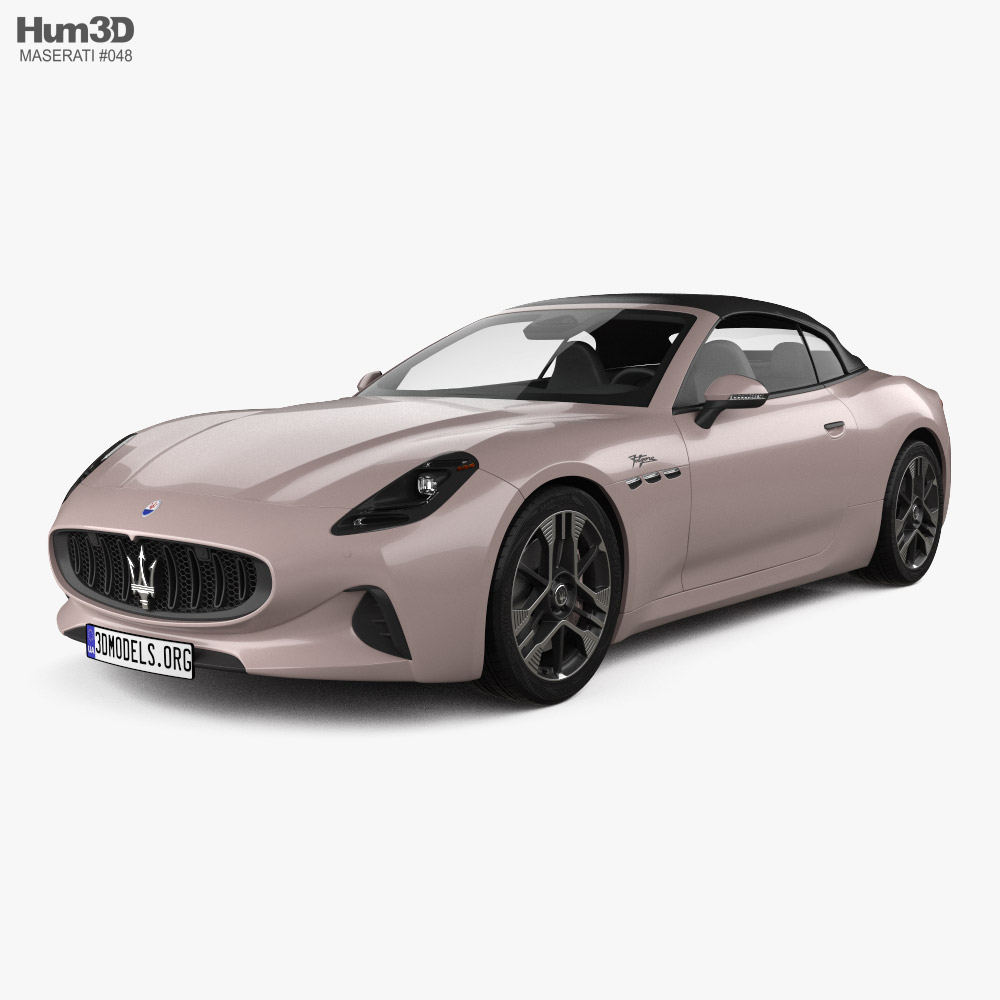 Maserati Grancabrio 2024 3D 모델 