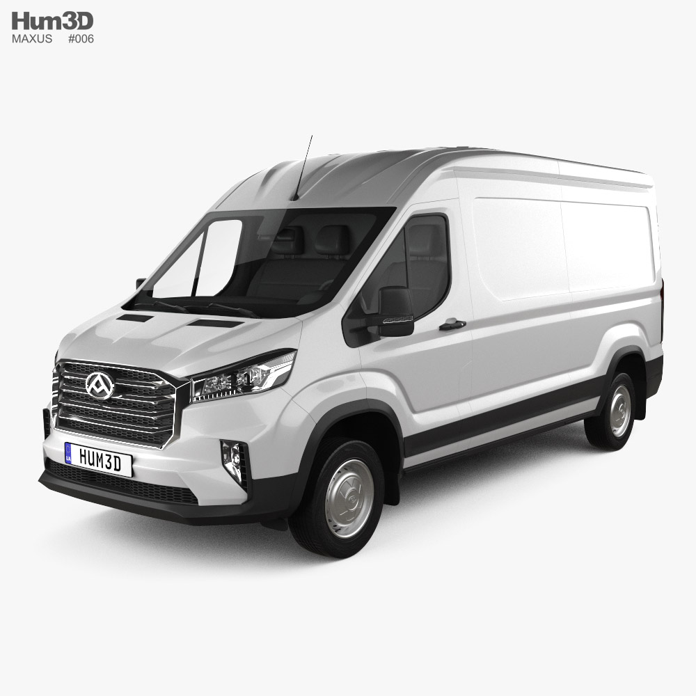 Maxus Deliver 9 Panel Van L2H2 2022 3d model
